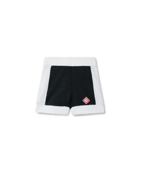 CASABLANCA Monogram Textured Cycling Shorts