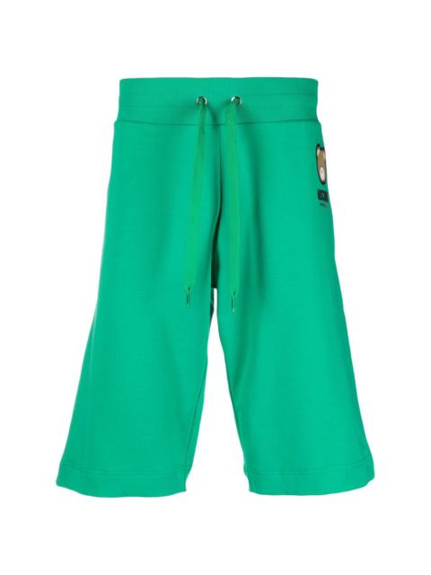 Moschino logo-patch bermuda shorts