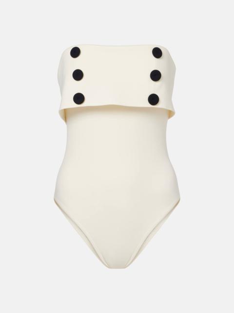 KARLA COLLETTO Billie colorblocked swimsuit