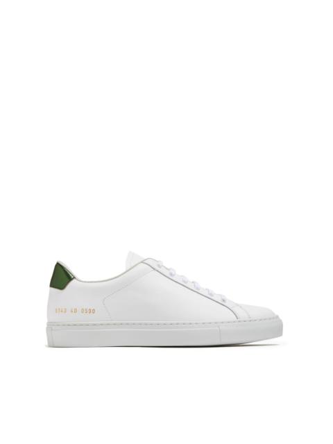 Common Projects Retro Classics logo-stamp leather sneakers