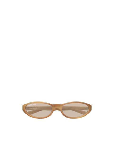 BALENCIAGA Neo oval-frame sunglasses