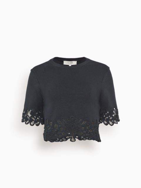 Sea Elke Soutache Sweater in Black