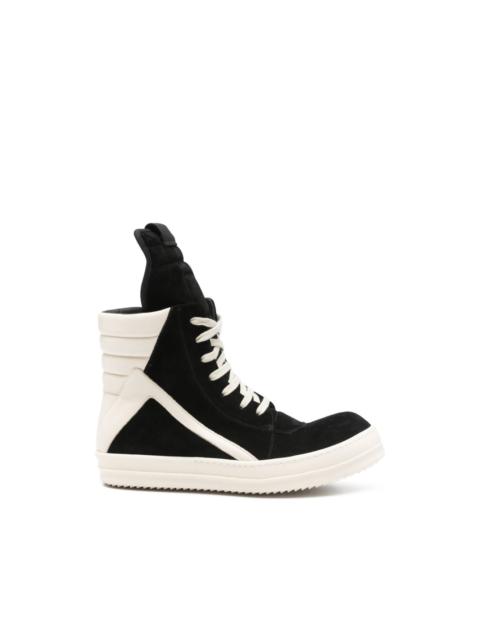 Rick Owens Geobasket high-top leather sneakers