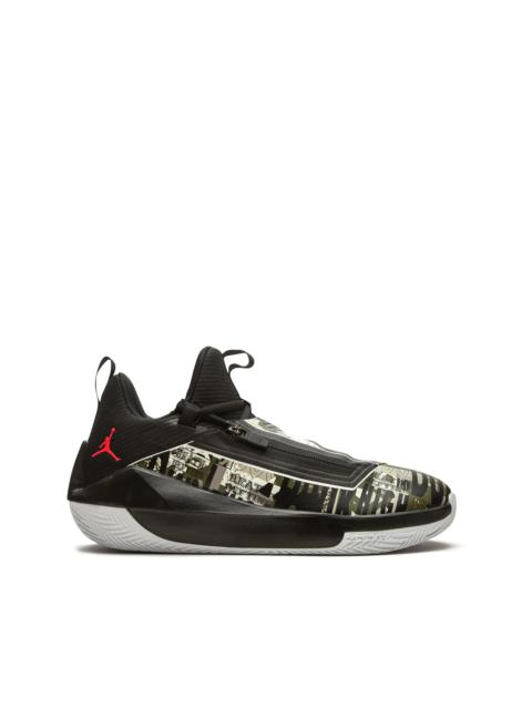 Jordan Jumpman Hustle "Olive Canvas" mid-top sneakers