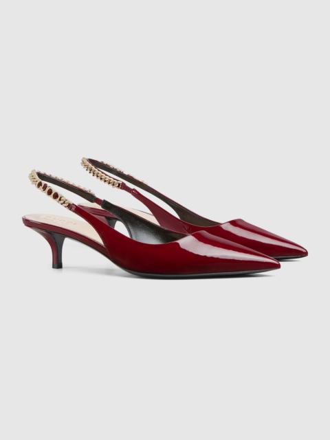 GUCCI Gucci Signoria slingback pump