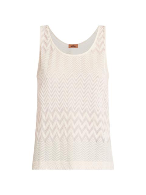 zigzag tank top