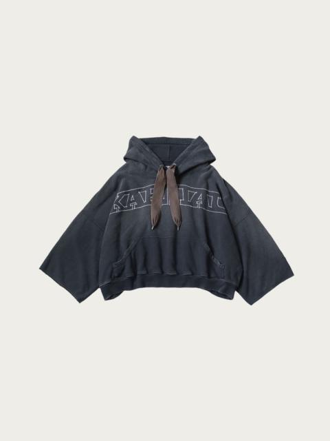 Kapital SWT Knit DEVIL Hoodie (KAPITAL Embroidery) - Black