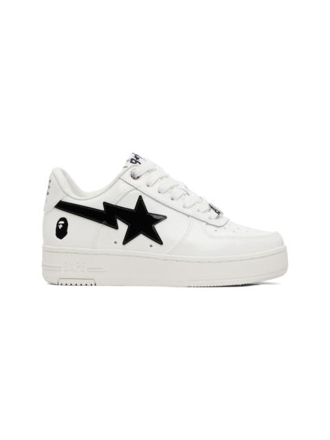 A BATHING APE® White & Black BAPE STA #2 Sneakers