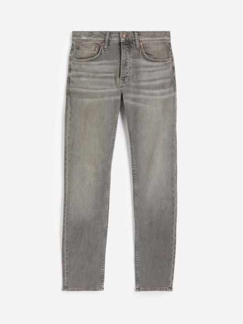 Nudie Jeans Solid Ollie Straight-Leg Jeans in Pale Ash