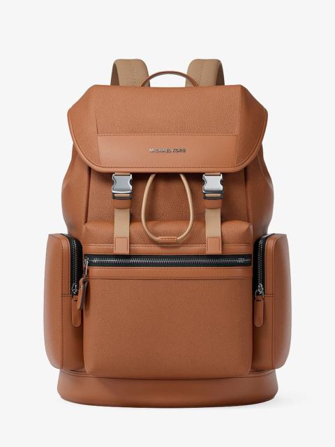 MICHAEL KORS Jet Set Pebbled Leather Backpack