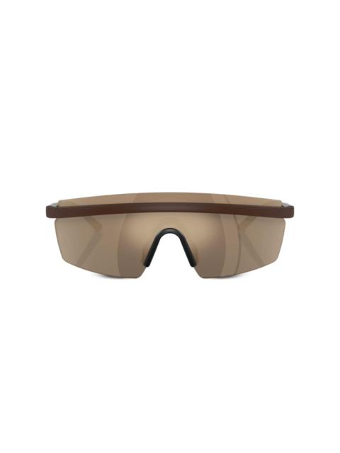 Oliver Peoples R-4 mask-frame sunglasses