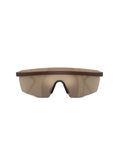 R-4 mask-frame sunglasses