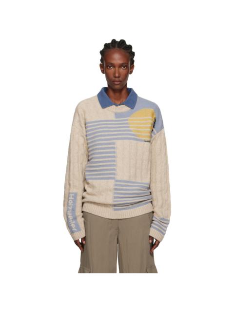 Holzweiler Gray Retro Sun Sweater