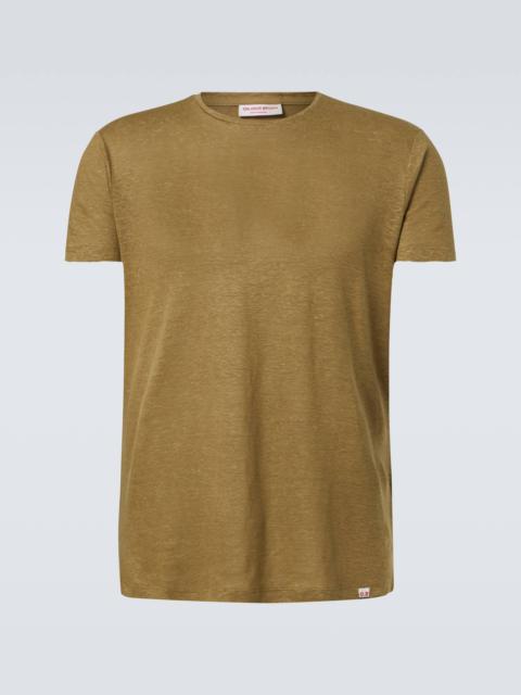 ORLEBAR BROWN OB-T linen jersey T-shirt