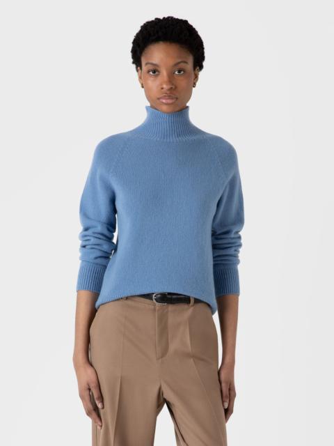 Sunspel Lambswool Funnel Neck Jumper