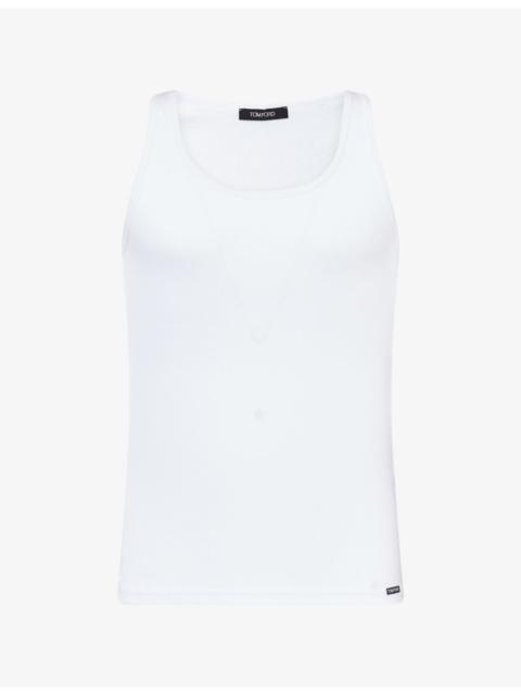 TOM FORD Crew-Neck Modal And Cotton Tank