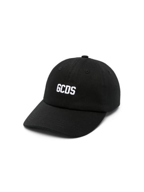 GCDS logo-embroidered cotton cap