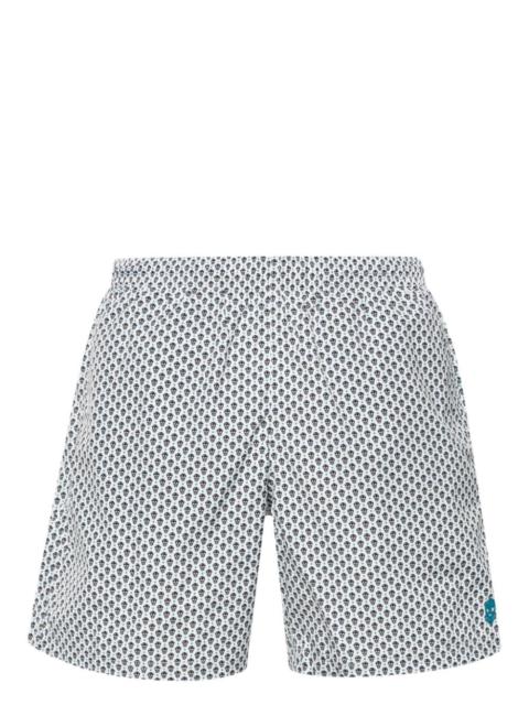 Alexander McQueen skull-print swim shorts