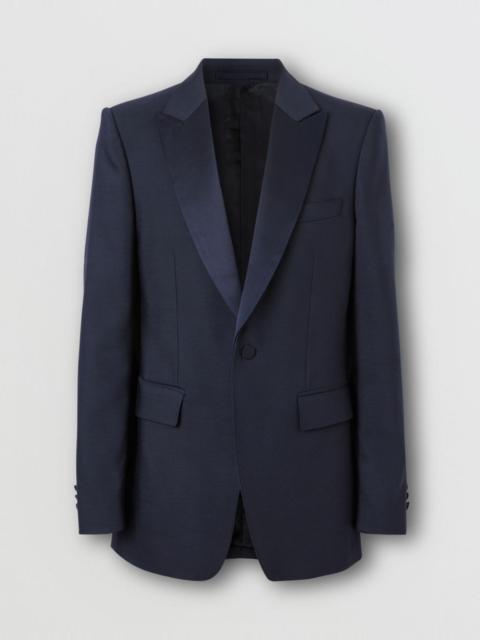 English Fit Wool Silk Blend Tailored Jacket