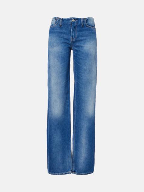 Acne Studios Low-rise wide-leg jeans