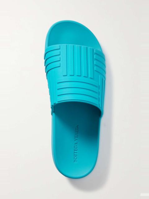Bottega Veneta Embossed rubber slides