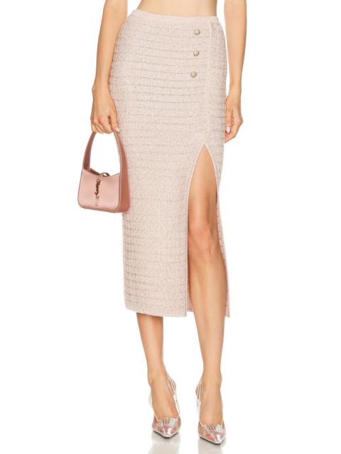 Alessandra Rich Sequin Midi Skirt