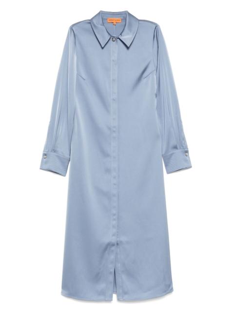 STINE GOYA collared midi dress