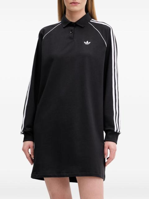 adidas logo-embroidered 3-Stripe mini dress