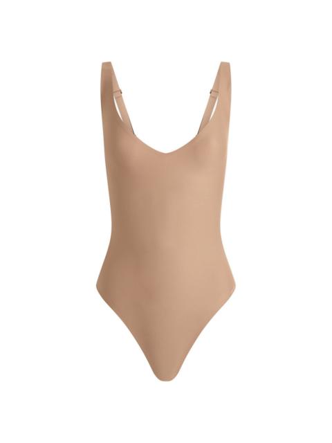 SKIMS Skims Body Core Sculpt Plunge Thong Bodysuit