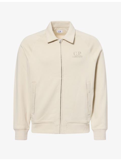C.P. Company Brand-Embroidered Cotton-Jersey Jacket