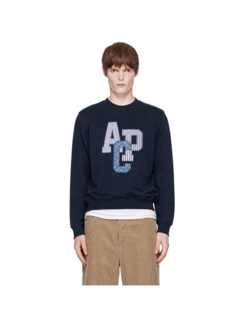 A.P.C. Navy Julien Sweatshirt