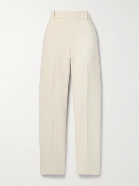KHAITE Cambie Twill Straight-leg Pants