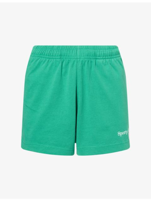 Sporty & Rich Fitness 94 Disco Cotton Shorts