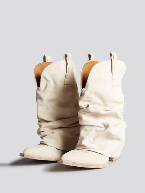 R13 LOW RIDER COWBOY BOOT - IVORY