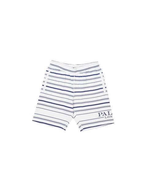 PALACE PRINTED STRIPE SHORTS WHITE