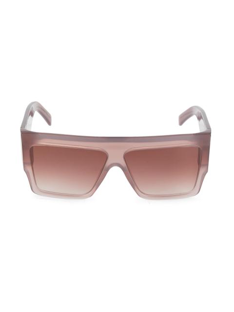CELINE Men's 60MM Oversized Square Sunglasses - Walnut