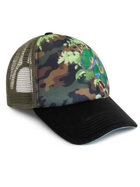 CYNTHIA ROWLEY Camo Trucker Hat