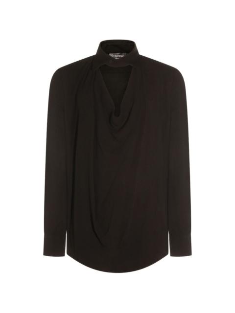 Vivienne Westwood cowl-neck blouse