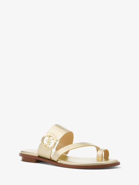 MICHAEL KORS Vera Metallic Sandal