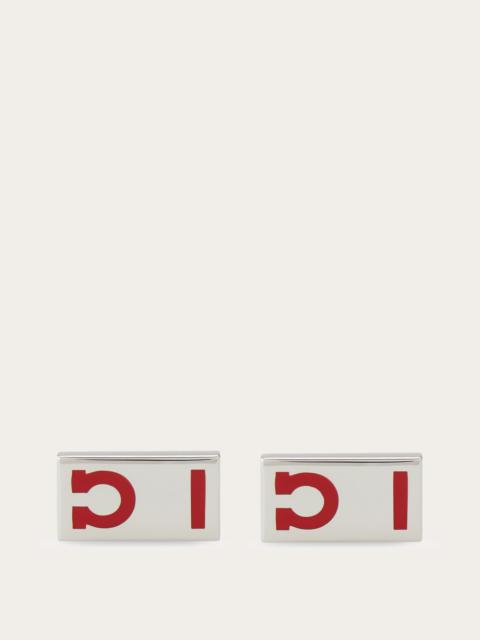 FERRAGAMO Gancini Hug Cuff Links
