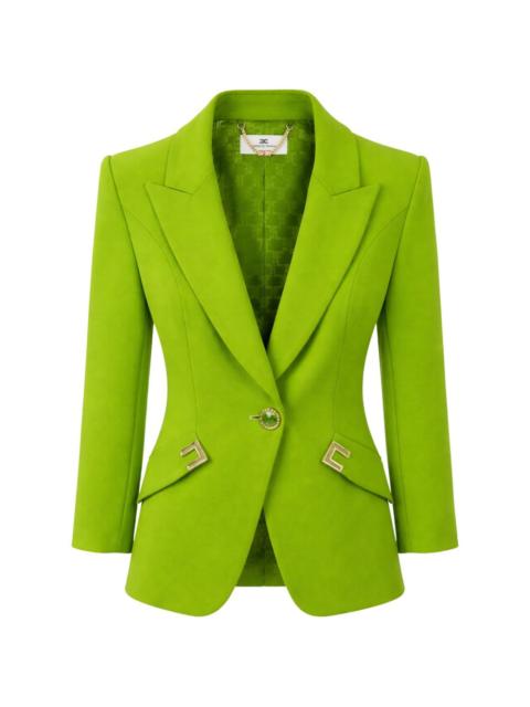 ELISABETTA FRANCHI button detail blazer