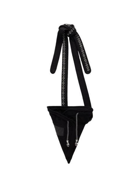 Kiko Kostadinov Black Hatha Jersey Bag