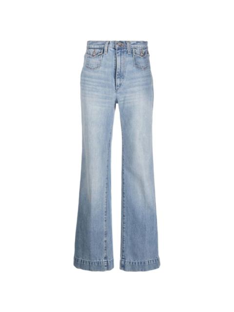 70s' wide-leg jeans