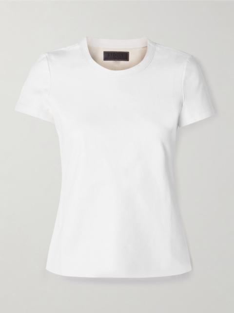 STOULS Leather T-shirt White
