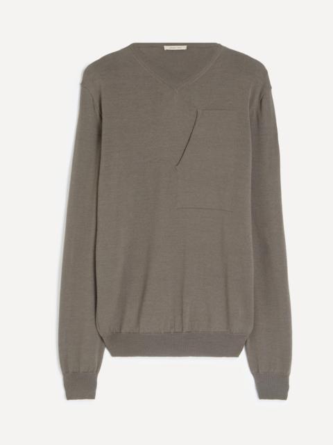 paloma wool Martin Khaki Wool Sweatshirt