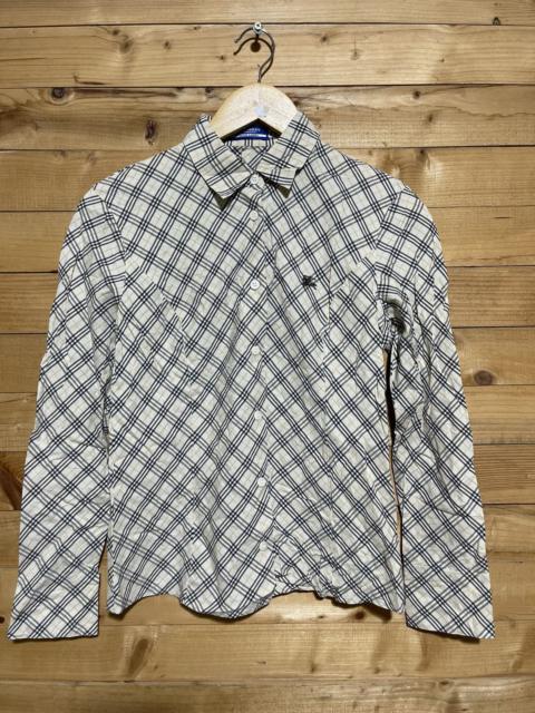 Burberry Vintage burberry blue label monogram shirt