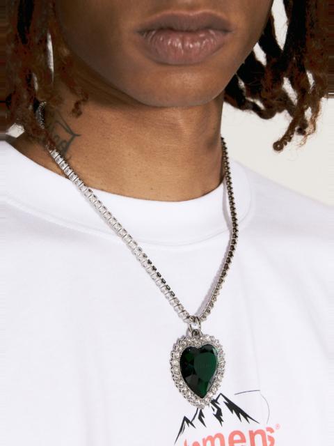 VETEMENTS Crystal Heart Necklace