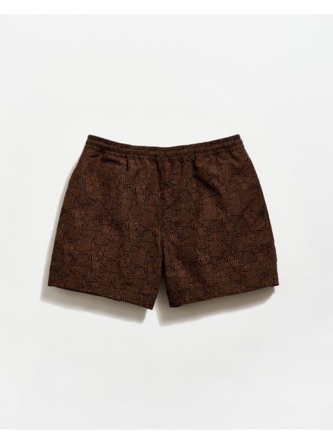 Billy Reid Tossed Ribbon Swim Trunk