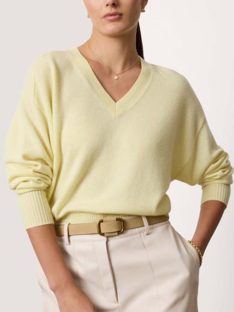 BROCHU WALKER The Leia Vee Cashmere Sweater