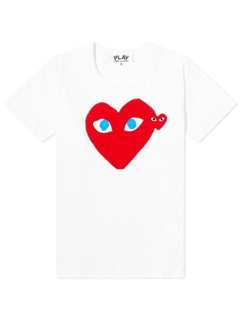 Comme des Garçons PLAY Comme des Garçons Play Double Heart Logo T-Shirt
